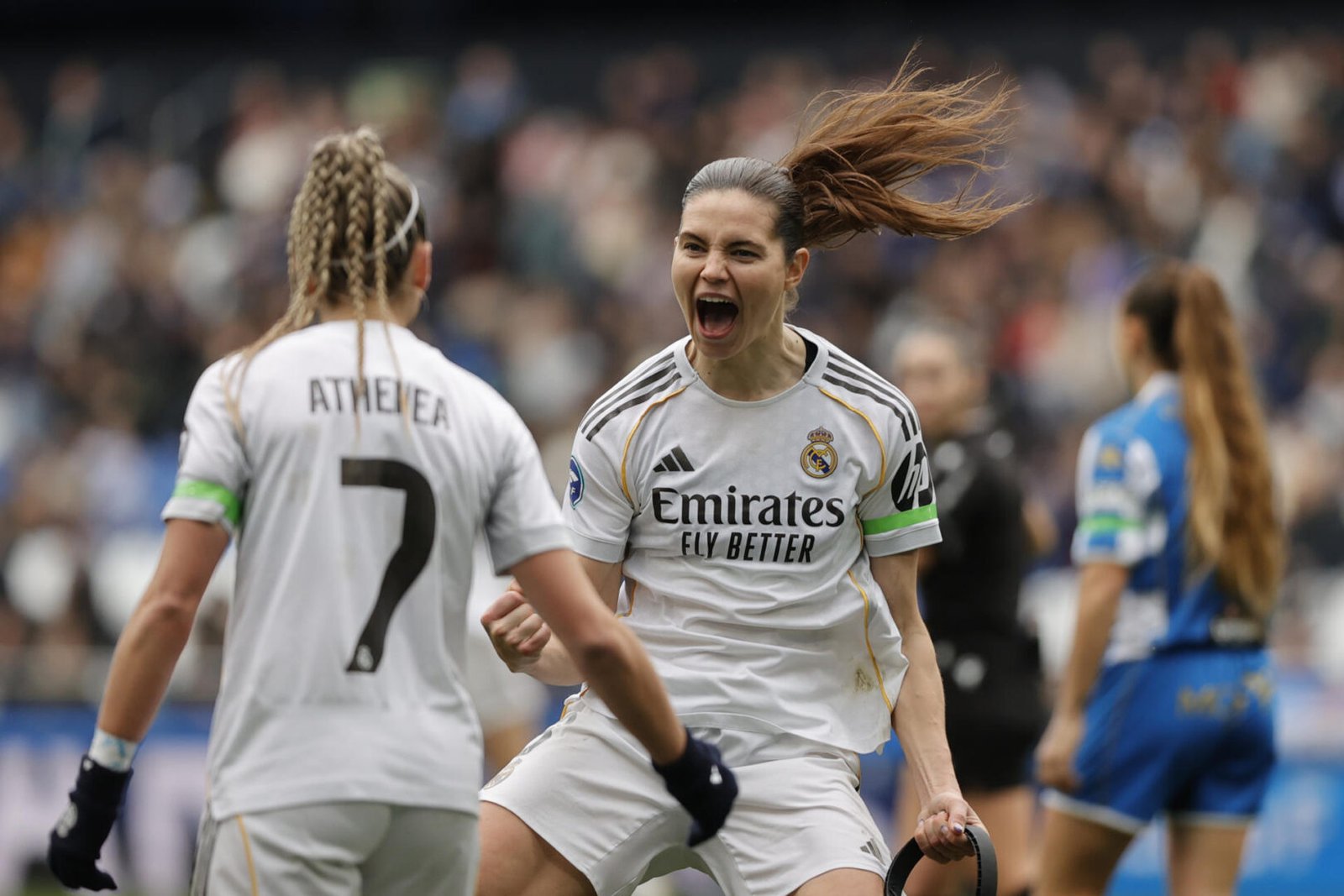 Celebración gol Signe Bruun