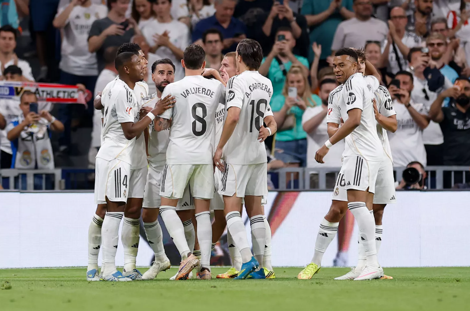 Celebración gol del Real Madrid